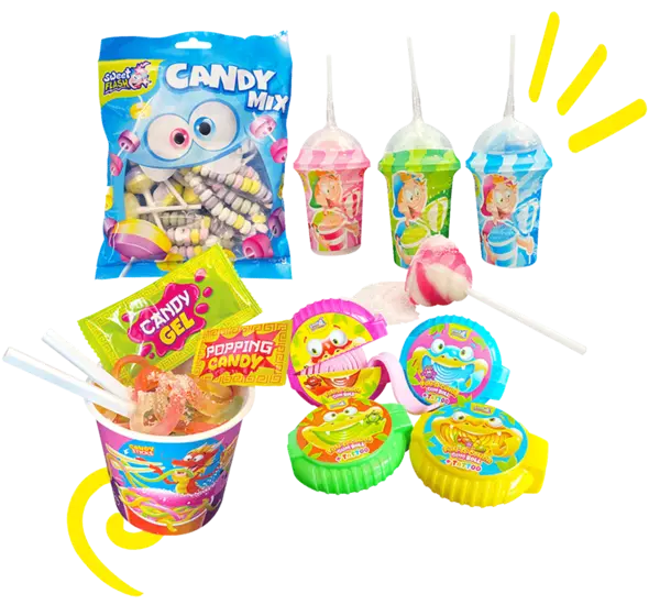 Verschiedene Sweet Flash Produkte