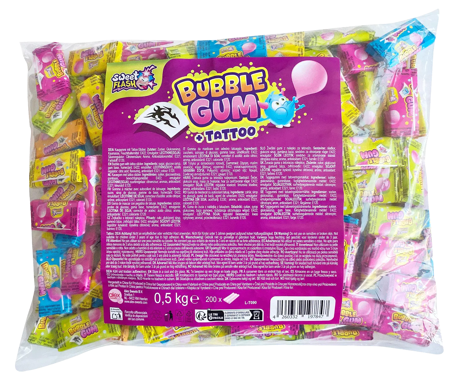 Bubble Gum + Tattoo: chicle con tatuaje