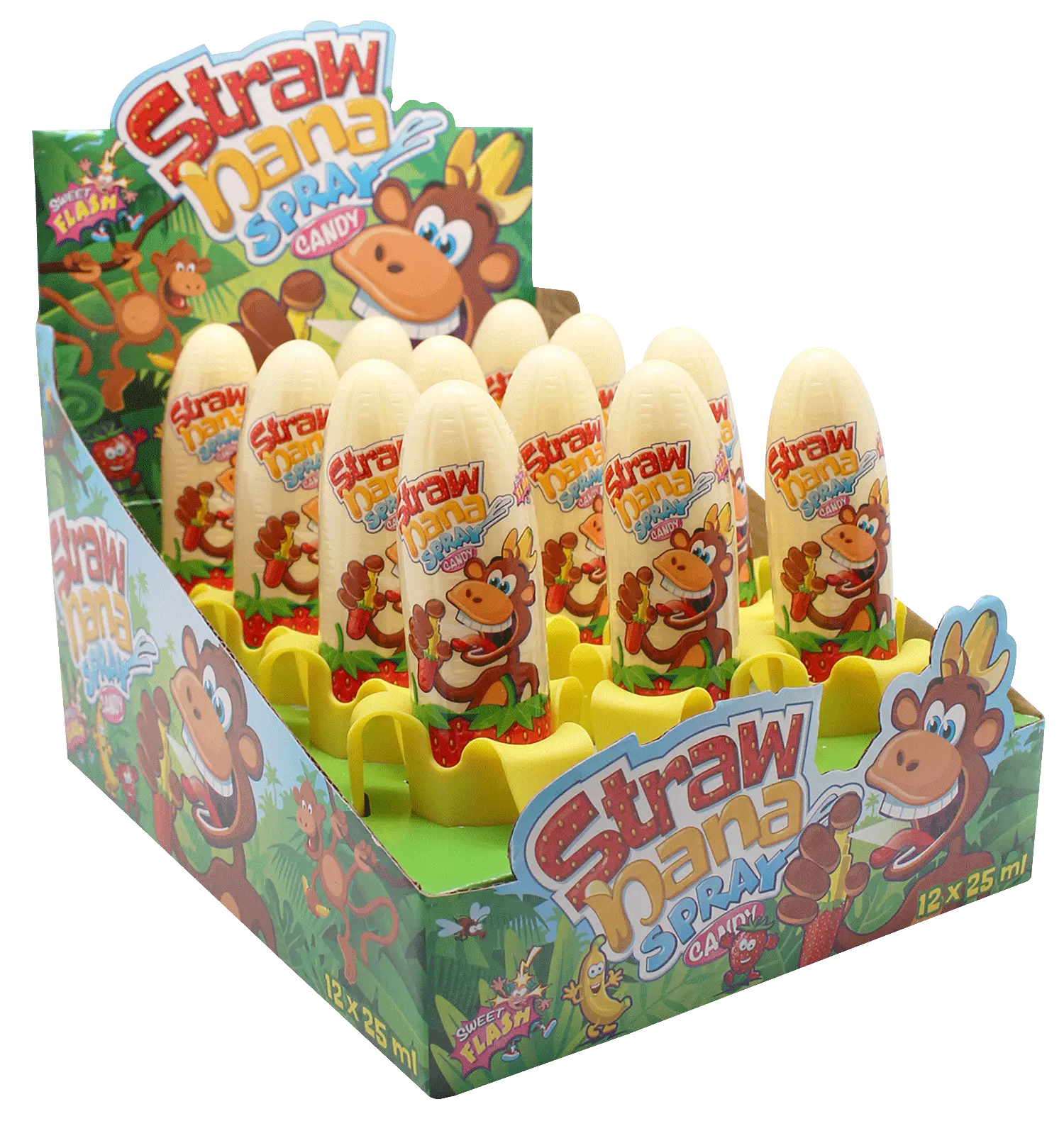 Strawnana Candy Spray fresa-plátano, 25 ml