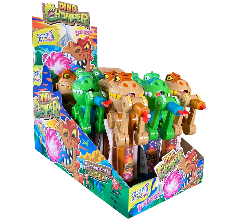 Dino Chomper: juguete con caramelo dino, 11 g