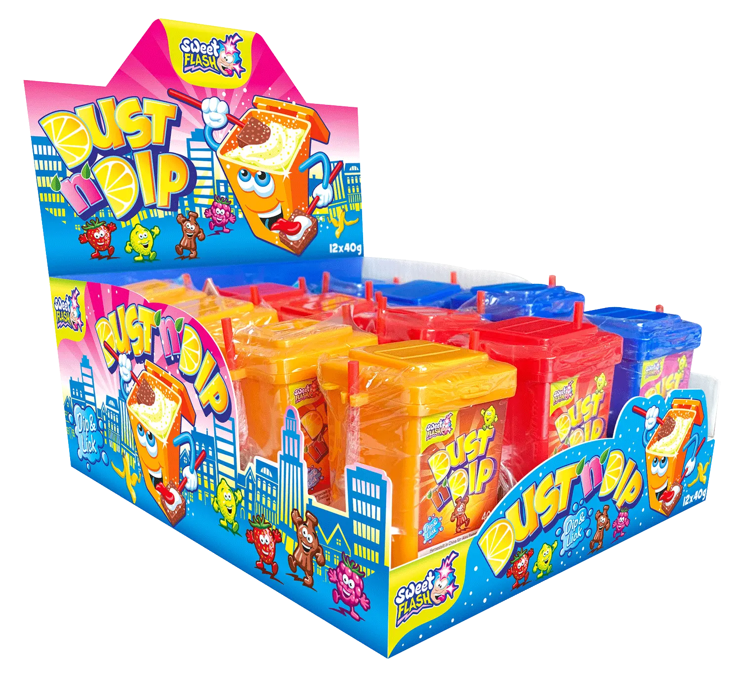 Dust n Dip: caramelo para mojar, polvo ácido 40 g