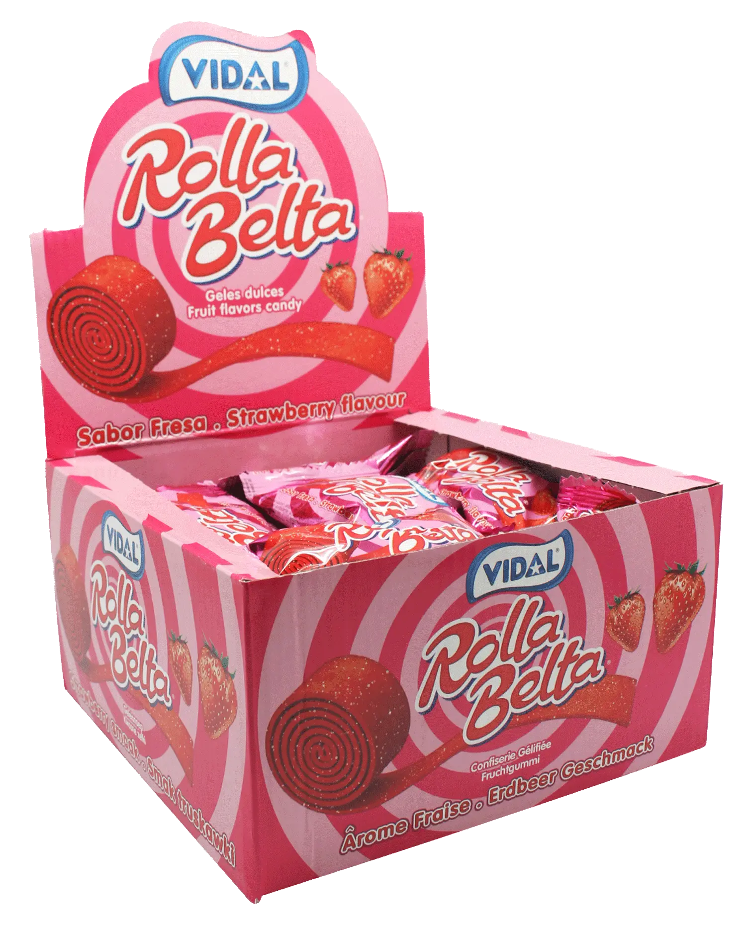 Vidal Rolla Belta Erdbeere, rollo de fresa 20 g