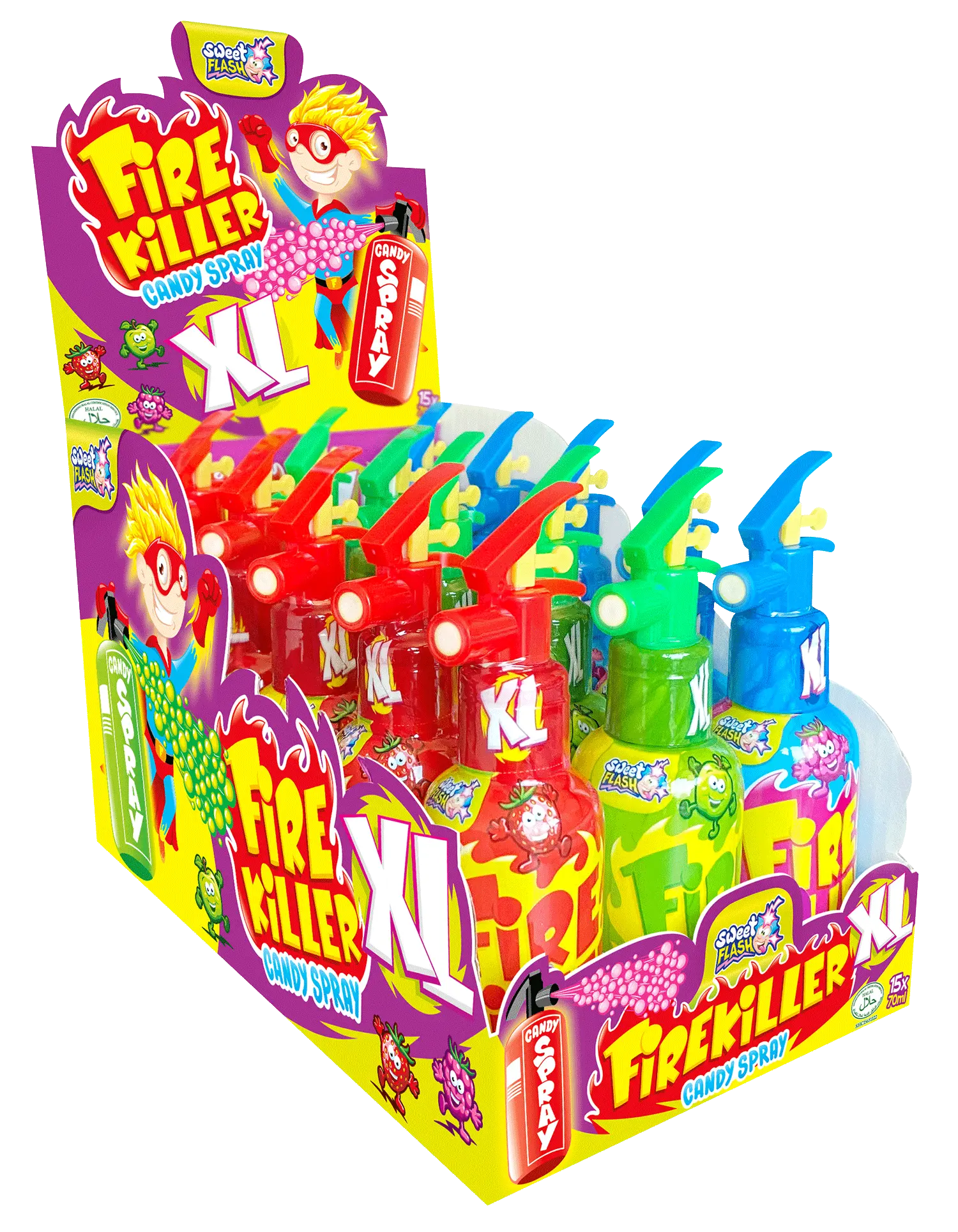 Fire Killer XL : bonbon spray 70 ml, halal