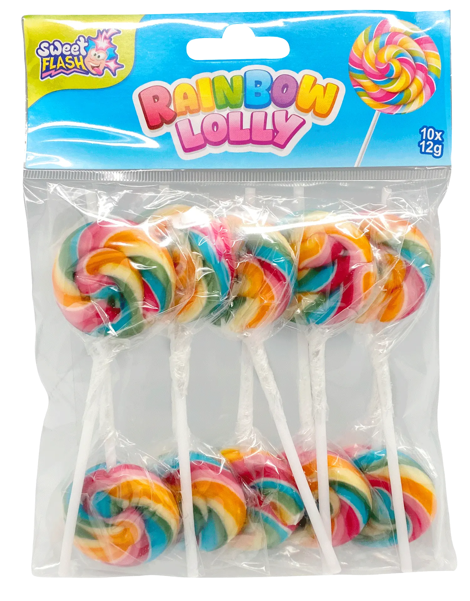 Rainbow Lolly Headerbag – sucette spirale 120 g