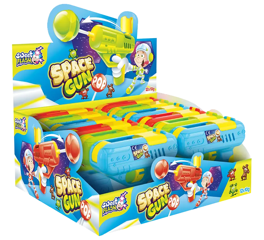 Space Gun: candy toy a pistola, 10 g