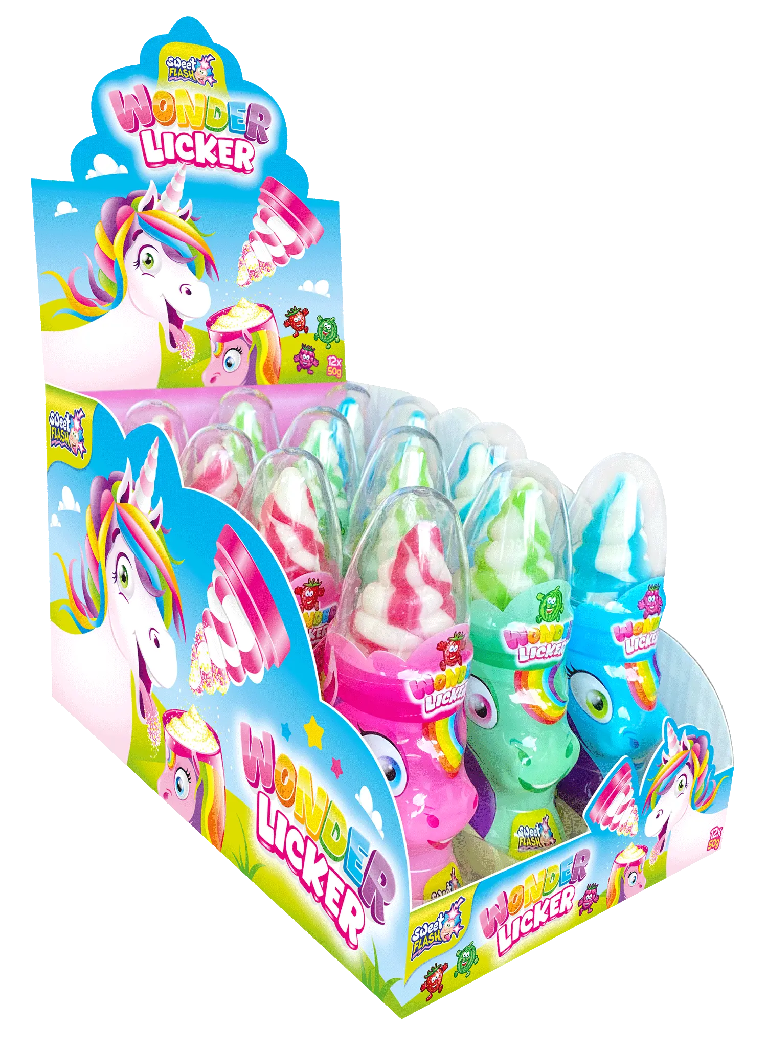 Wonder Licker: lecca-lecca unicorno & polvere aspra, 50 g