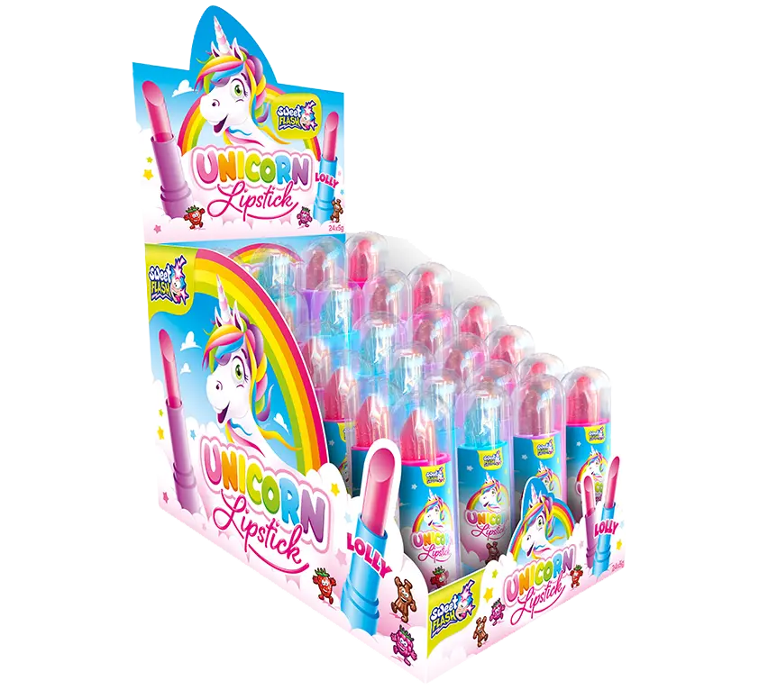 Unicorn Lipstick: lecca lecca a rossetto, 5 g