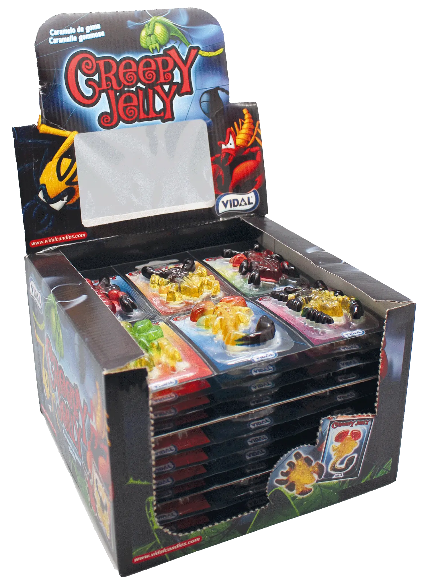 Vidal Creepy Jelly gommose mostruose 66 g