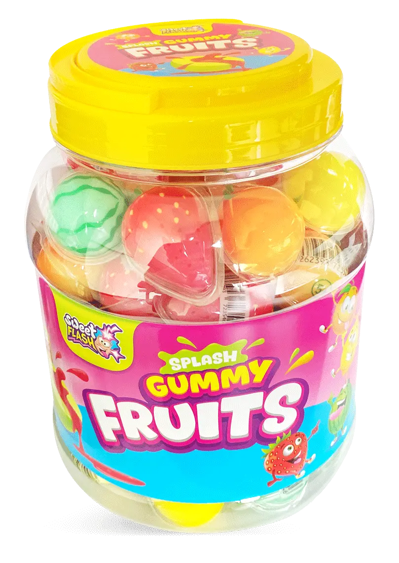Splash Gummy Fruits, bustina 18 g – caramelle gommose